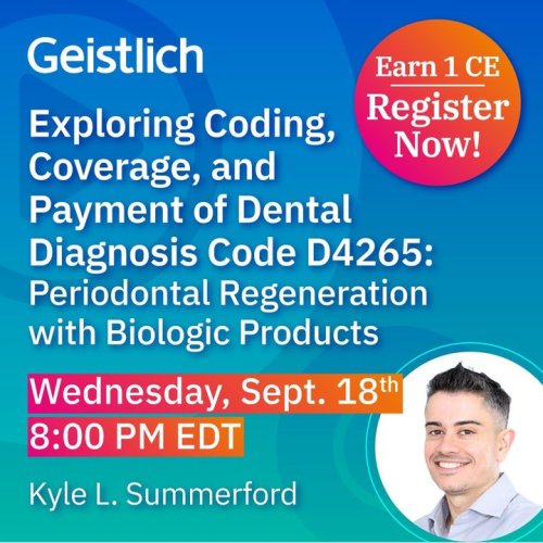 Photo post from Geistlich Biomaterials - North America.