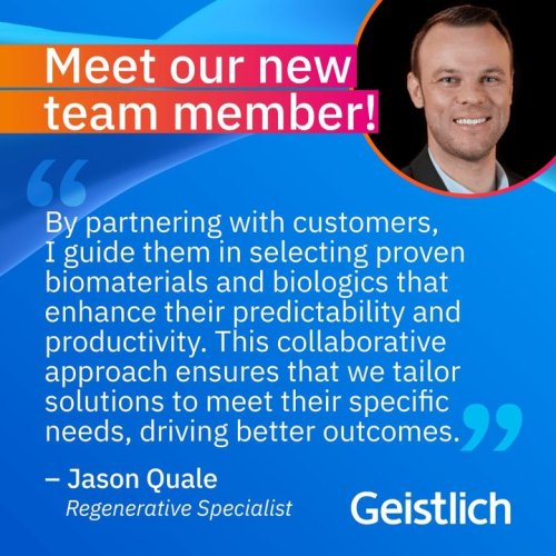 Photo post from Geistlich Biomaterials - North America.