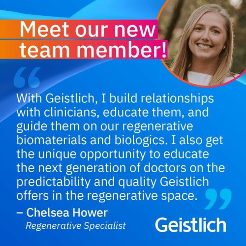 Photo post from Geistlich Biomaterials - North America.
