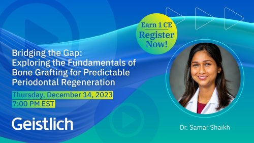 Photo post from Geistlich Biomaterials - North America.