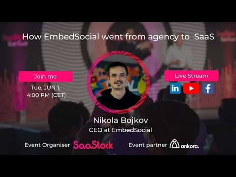 Video post from SaaStock Ljubljana.