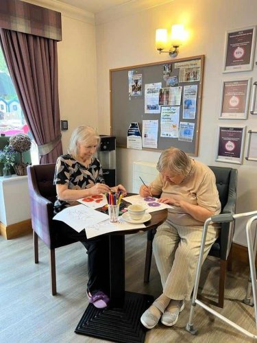 Carousel post from Brook Court Care Home.