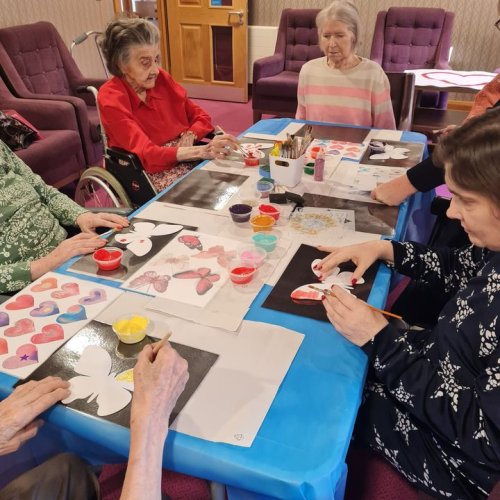 Carousel post from Brook Court Care Home.