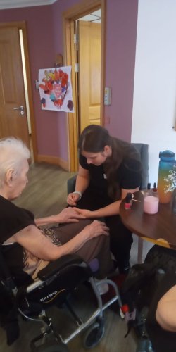 Carousel post from Brook Court Care Home.