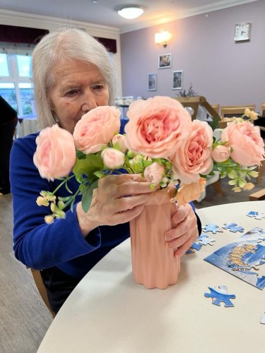 Carousel post from Brook Court Care Home.