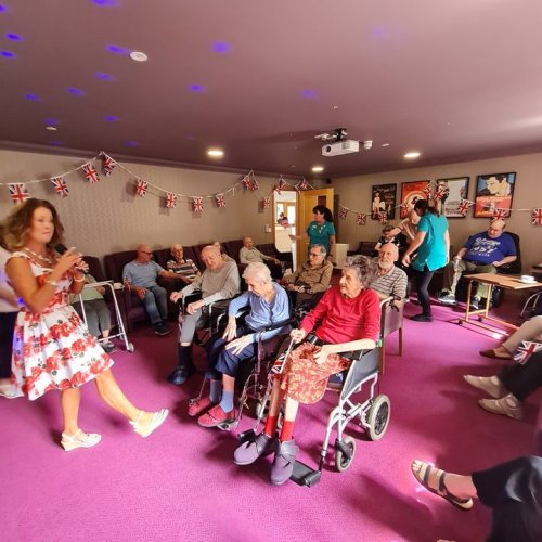 Carousel post from Brook Court Care Home.