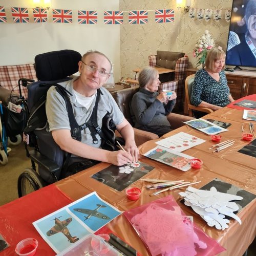 Carousel post from Brook Court Care Home.