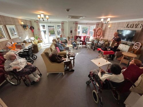 Carousel post from Sherwood Grange Care Home.