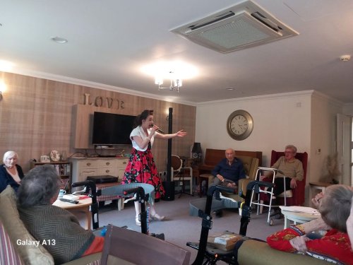 Carousel post from Sherwood Grange Care Home.
