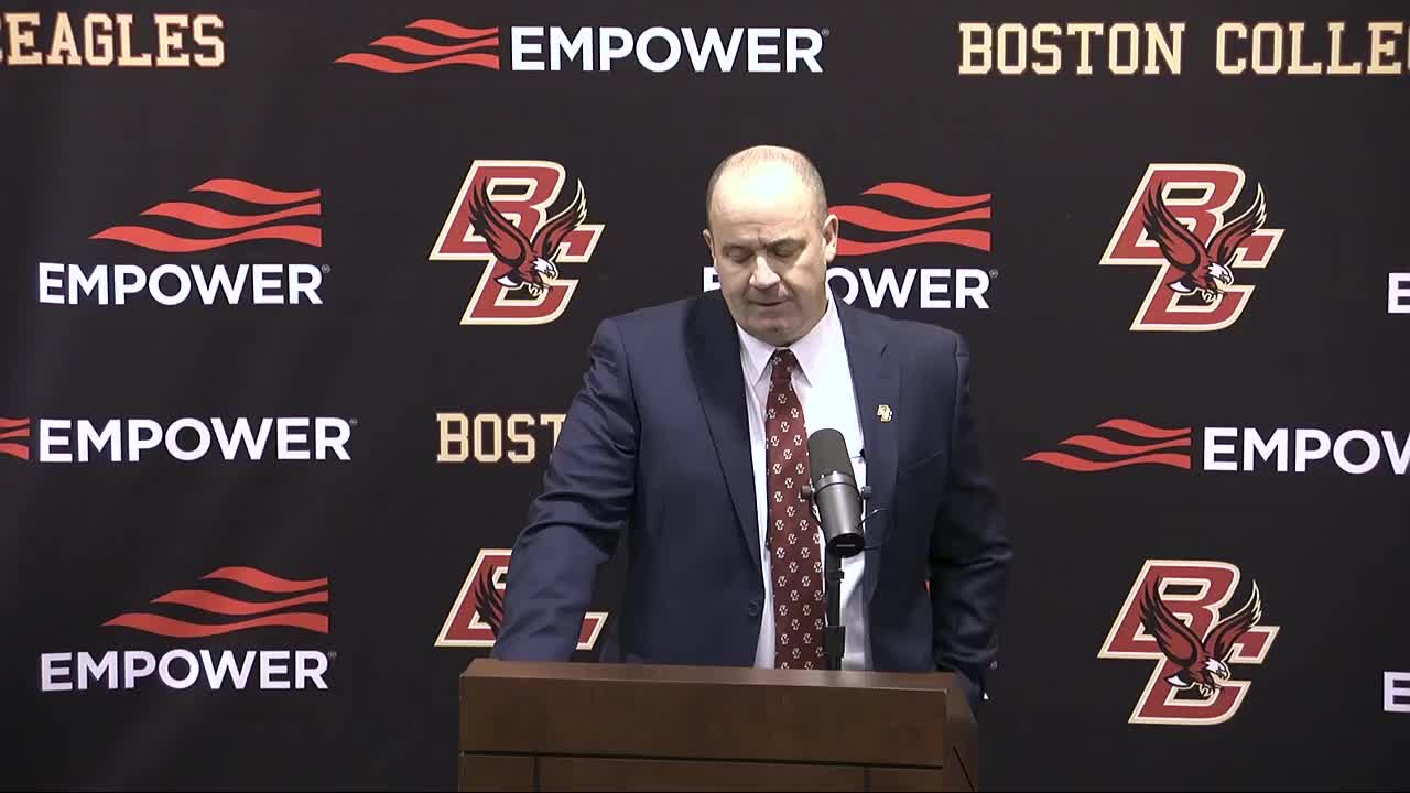 Video post from Boston College.