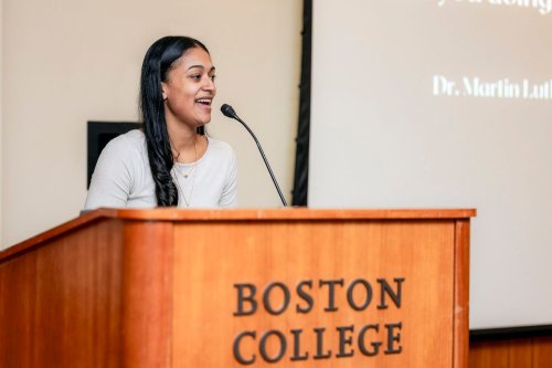 Photo post from Boston College.