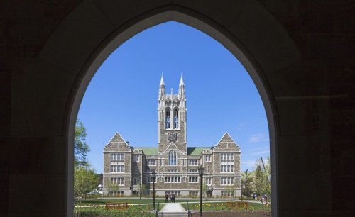 Photo post from Boston College.