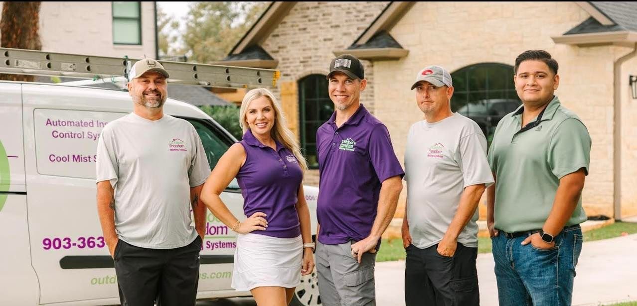 Photo post from Outdoor Freedom Misting Systems.