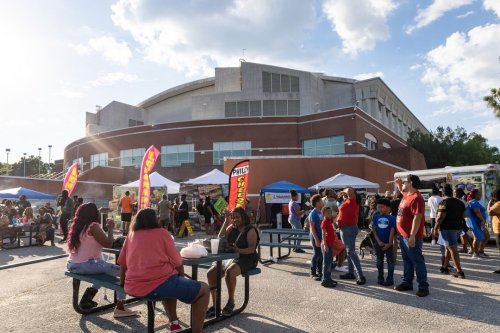 Carousel post from Columbus Civic Center.
