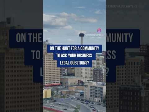 Video post from The South Texas Business Lawyers.
