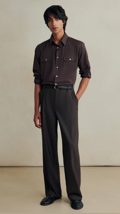 Wear charcoal with black  Permanent Style
