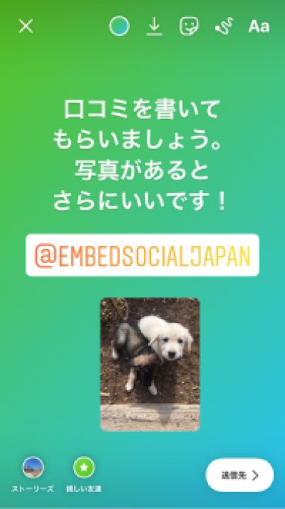 インスタグラムのストーリーで簡単に口コミマーケティングを始める方法 Embedsocial Japan