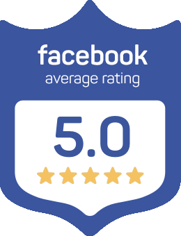 Facebook rating of 5 stars