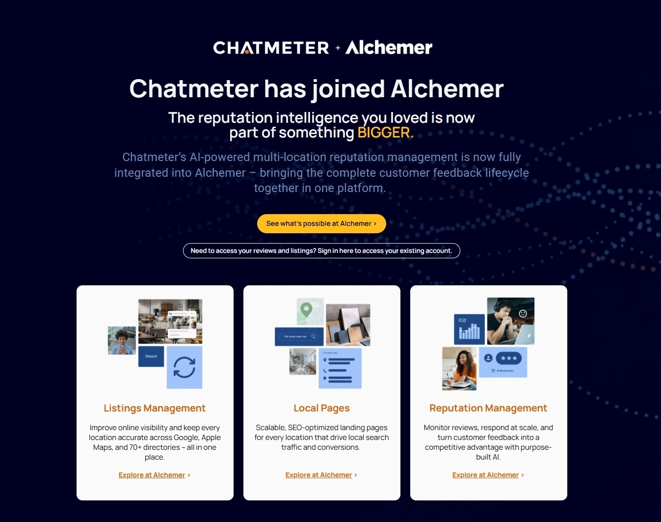 Chatmeter reviews and listings platform