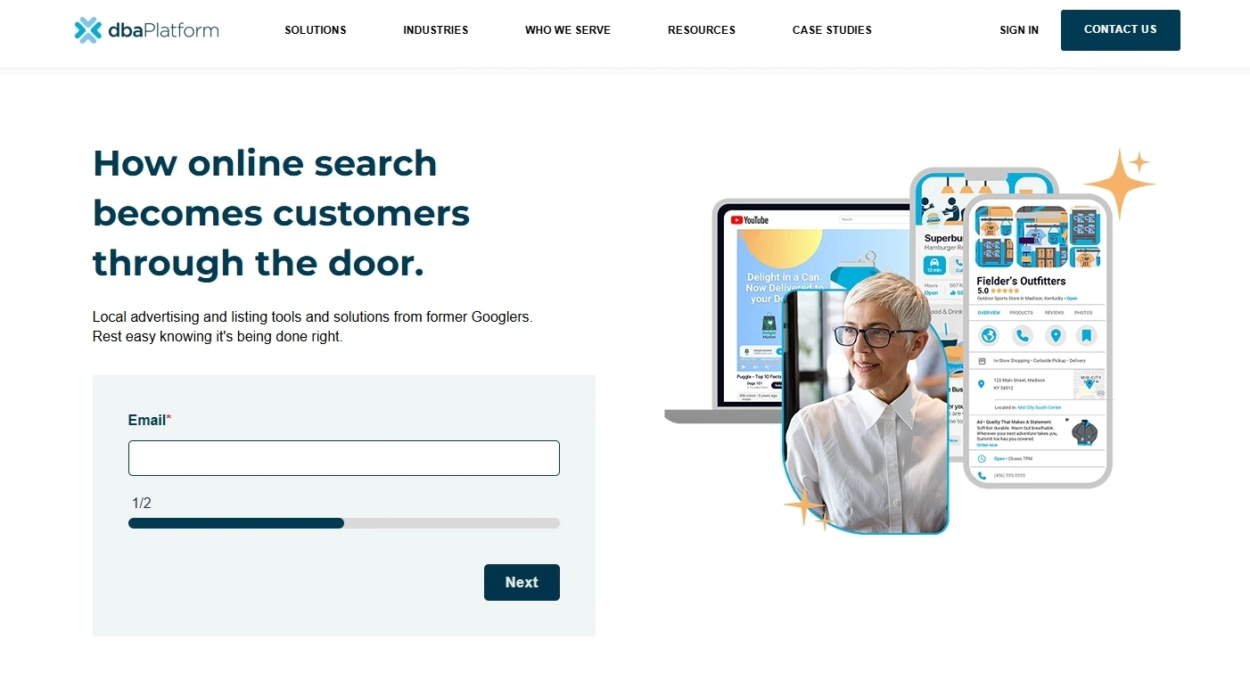 dbaPlatform listings management