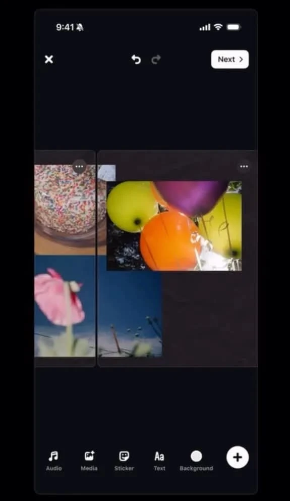 Edits testing a canvas-based Carousel editor