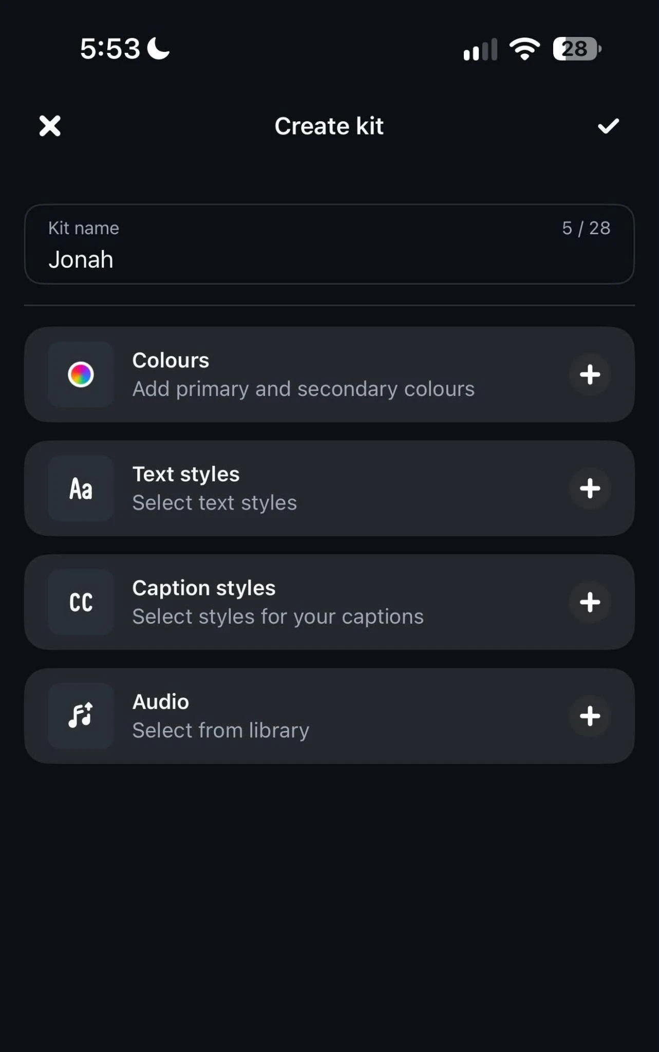 Edits rolls out Kits for saving reusable style presets