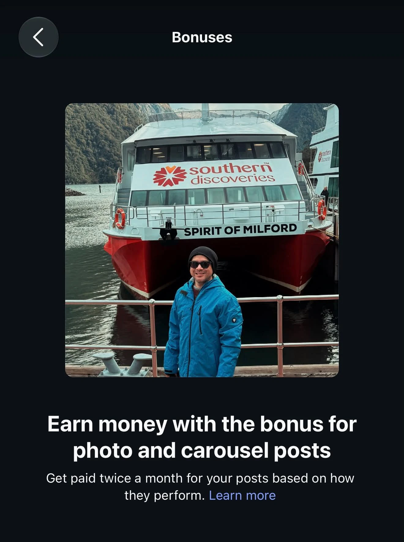 Instagram launches Bonuses program for photo and carousel posts