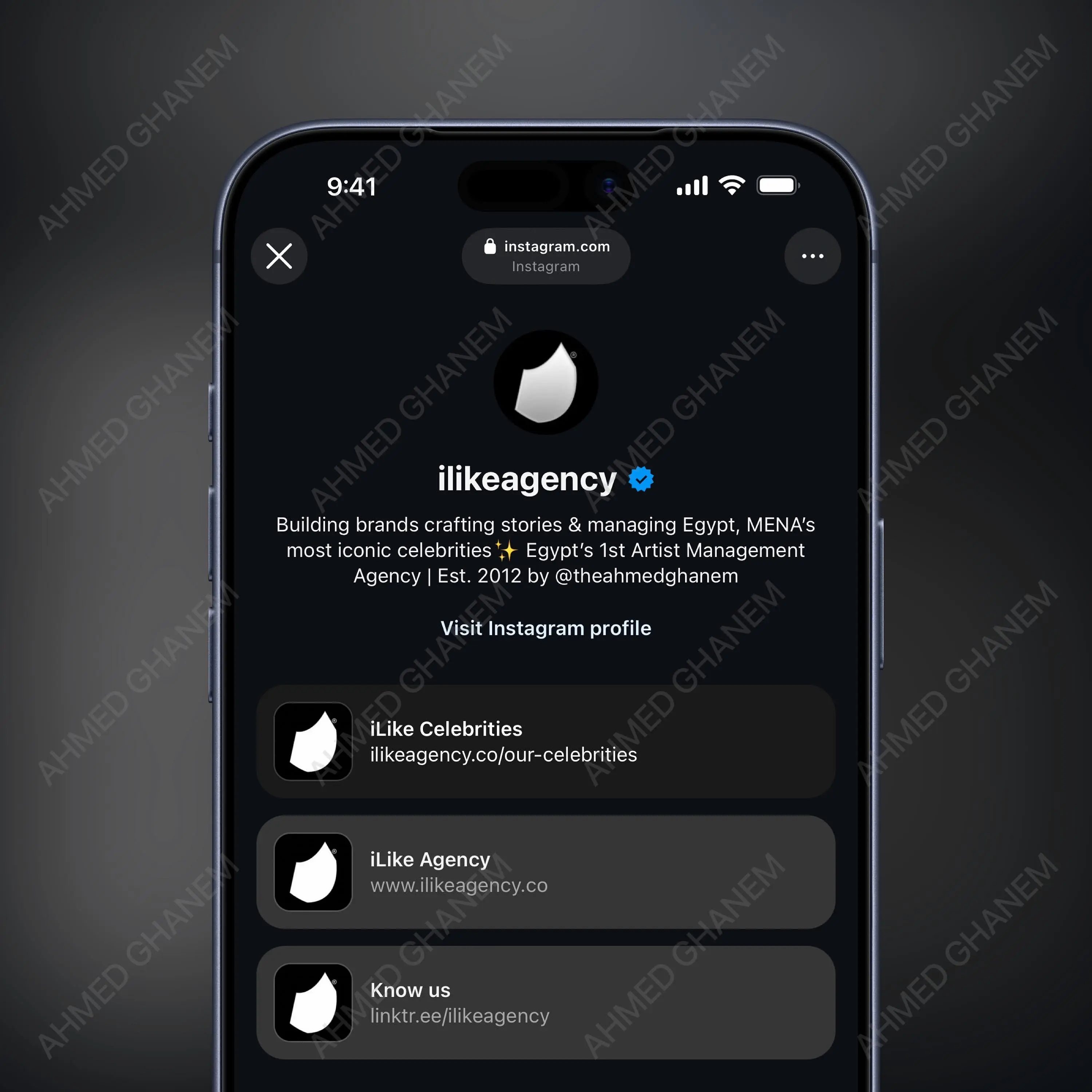 instagram link page feature for meta verified