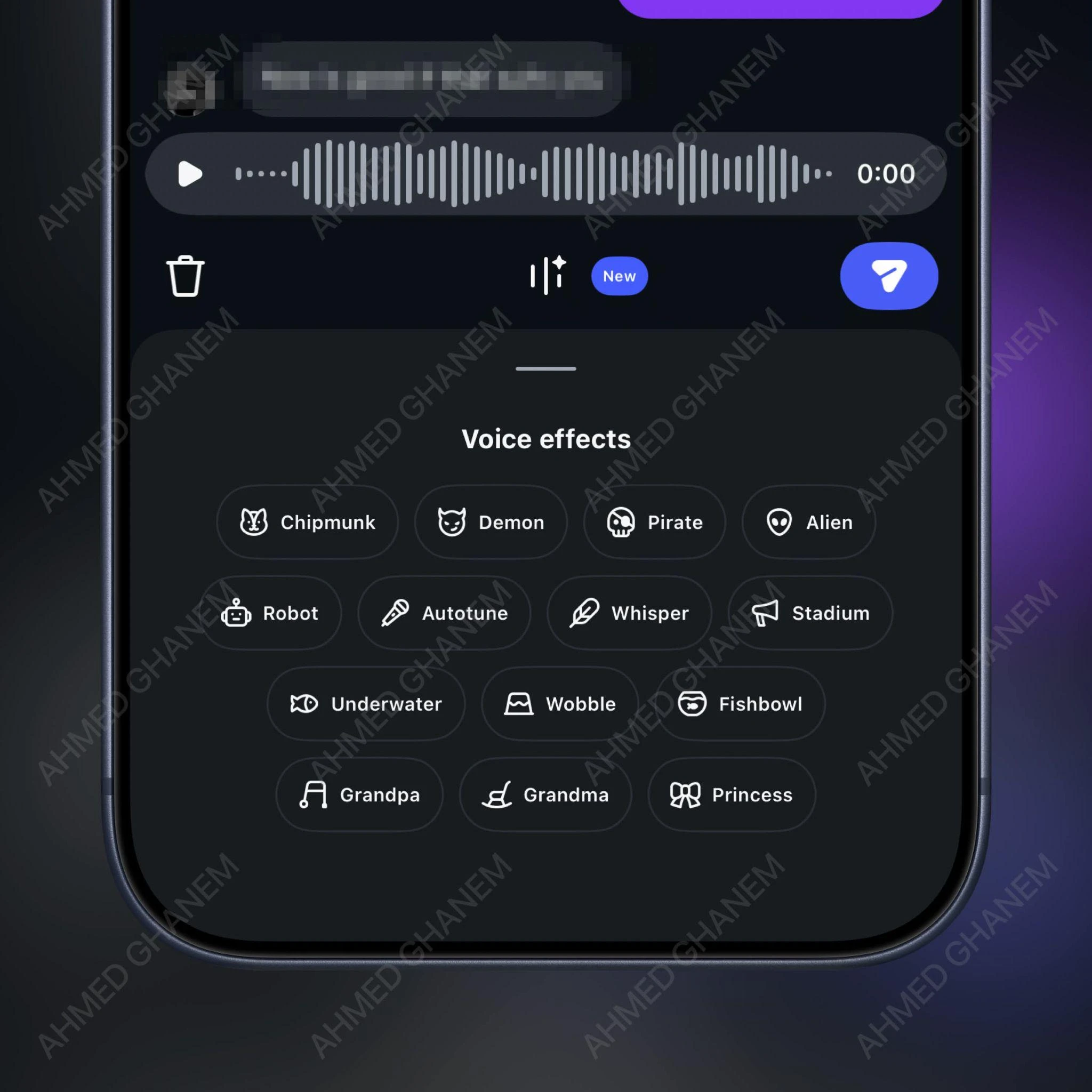 Instagram testing voice effects for voice notes
