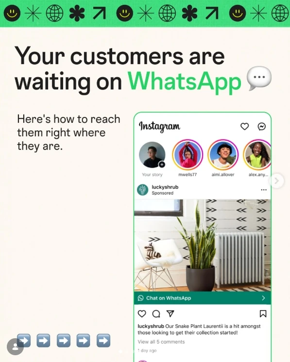 Instagram and WhatsApp push businesses toward 1:1 messaging