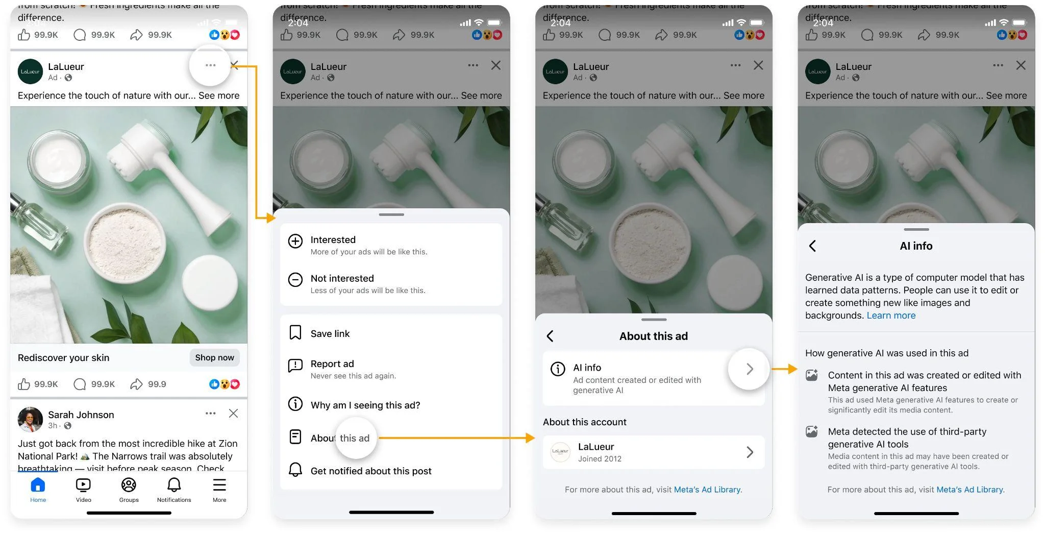 meta ai ad disclosure tags