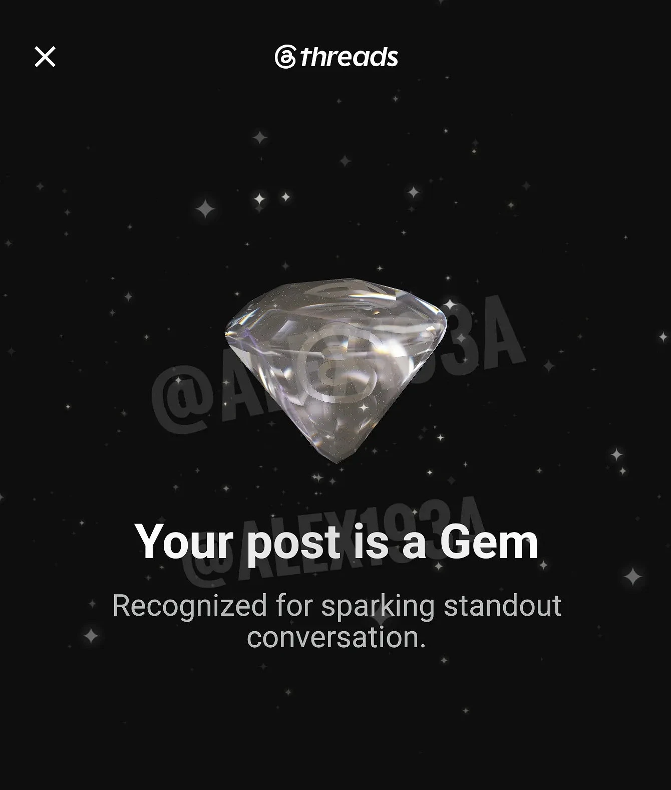 Threads may award Gem badges to standout posts