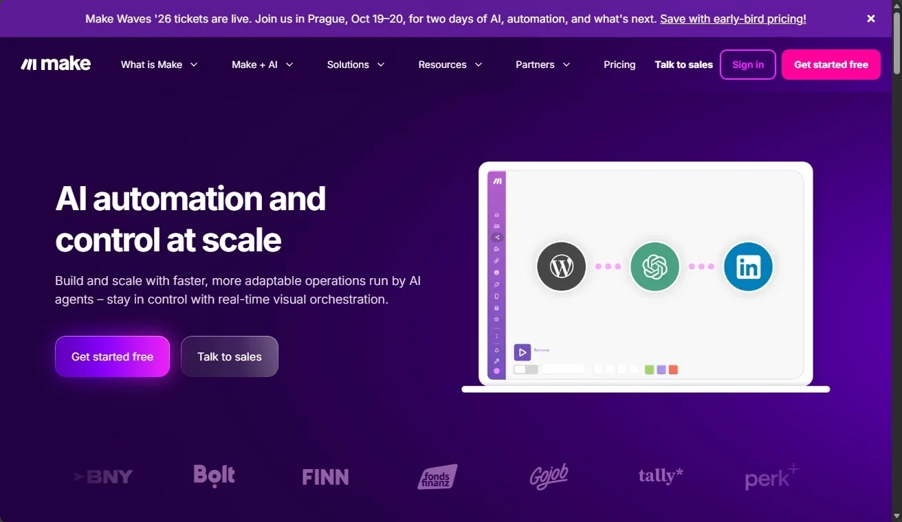 Make homepage