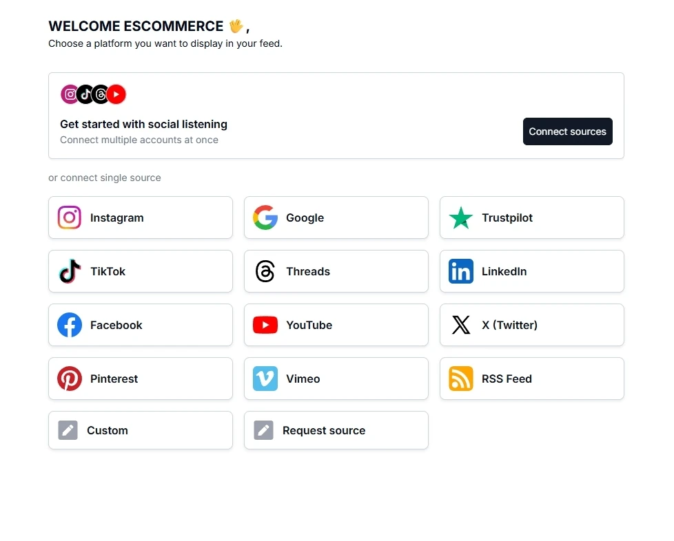 Add Threads as a source in EmbedSocial