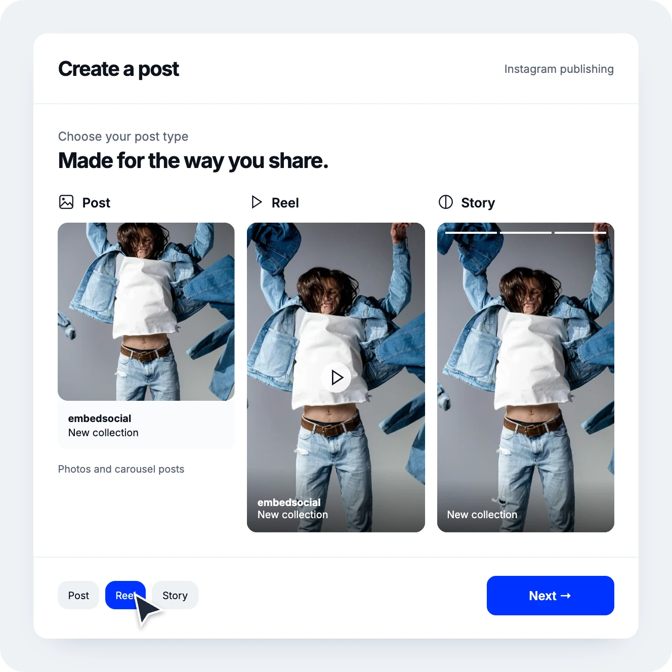 Instagram stories scheduling