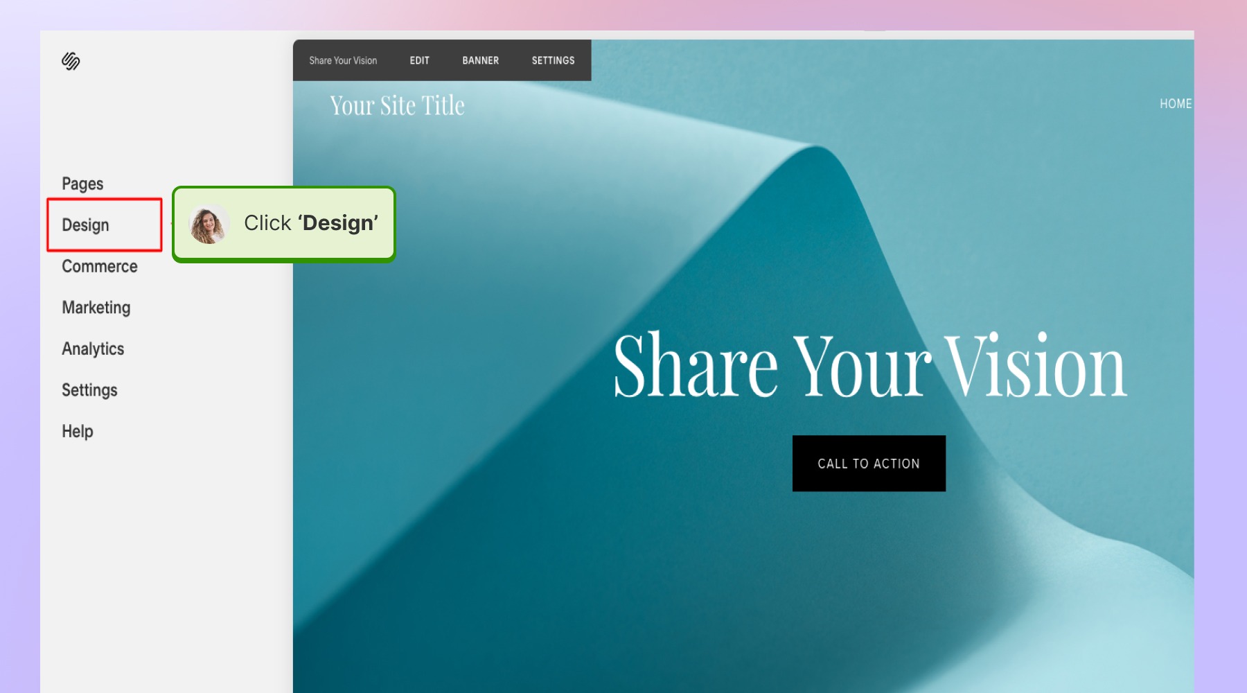 SquarespaceのサイトでAjax Loadingを無効にする画面