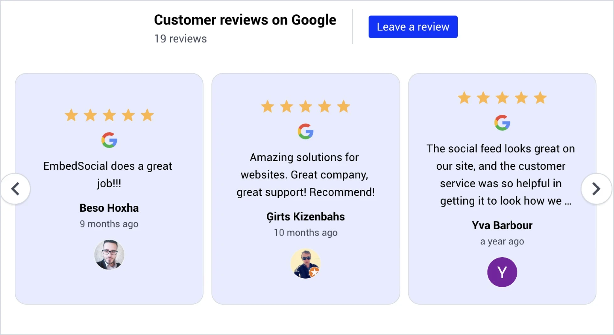 example widget