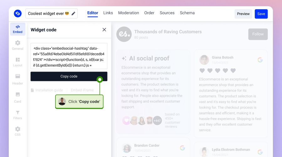 WebサイトにHTMLコードを表示した画面