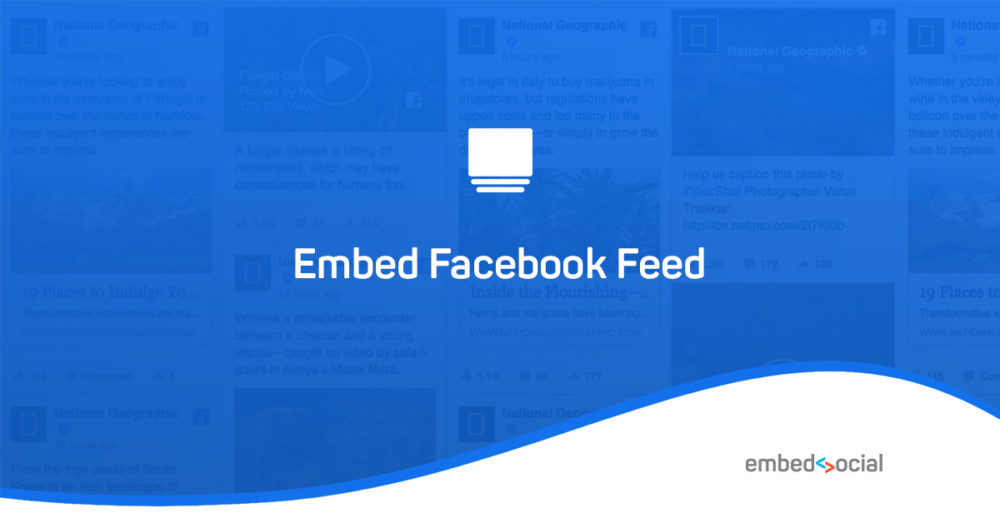 Facebook Static Infeed Image Platform for social media plugins - EmbedSocial