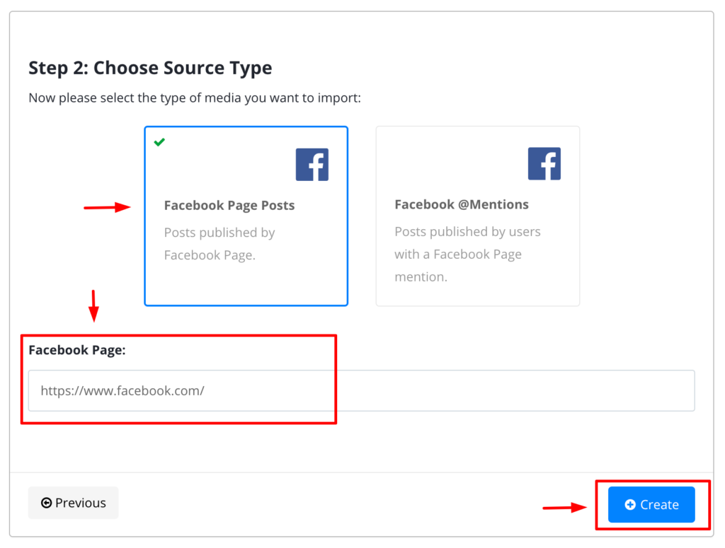 embed facebook page posts