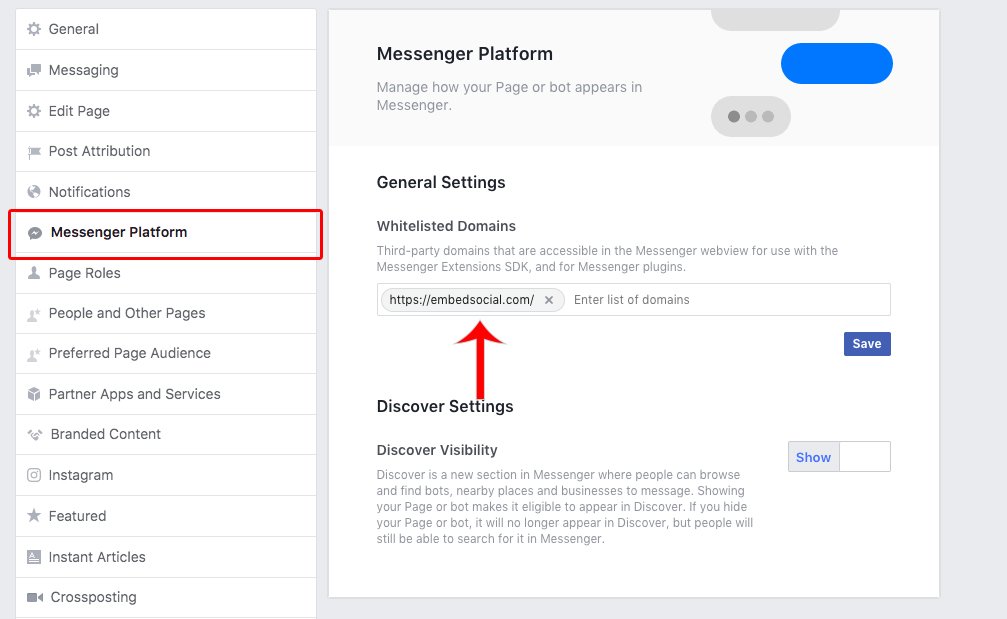 Install messenger chat plugin