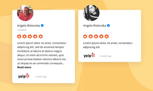 embed yelp reviews