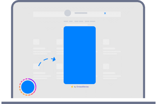 Instagram stories widget