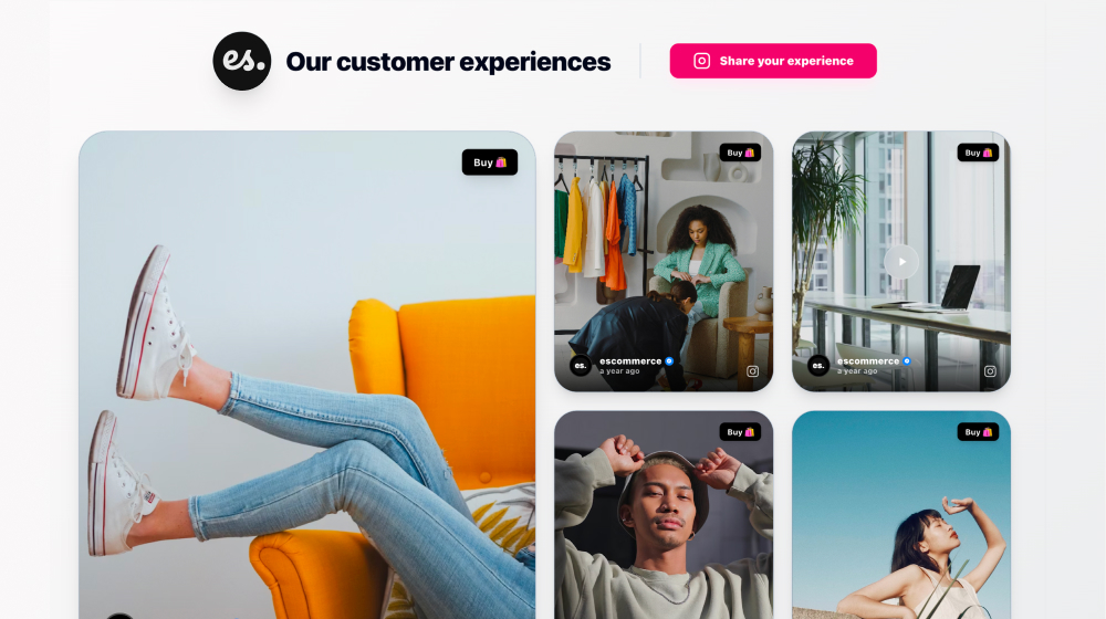 EmbedSocial Instagram collage widget