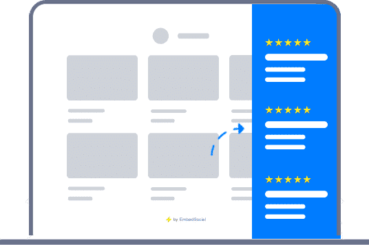 reviews popup drawer widget