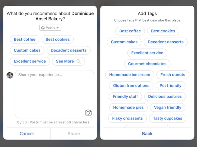 recommendations tags