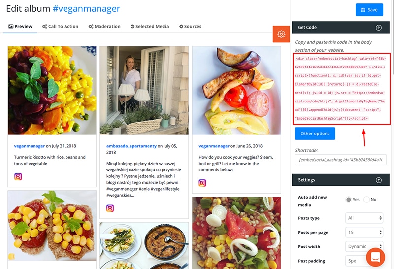 Social media feed aggregator