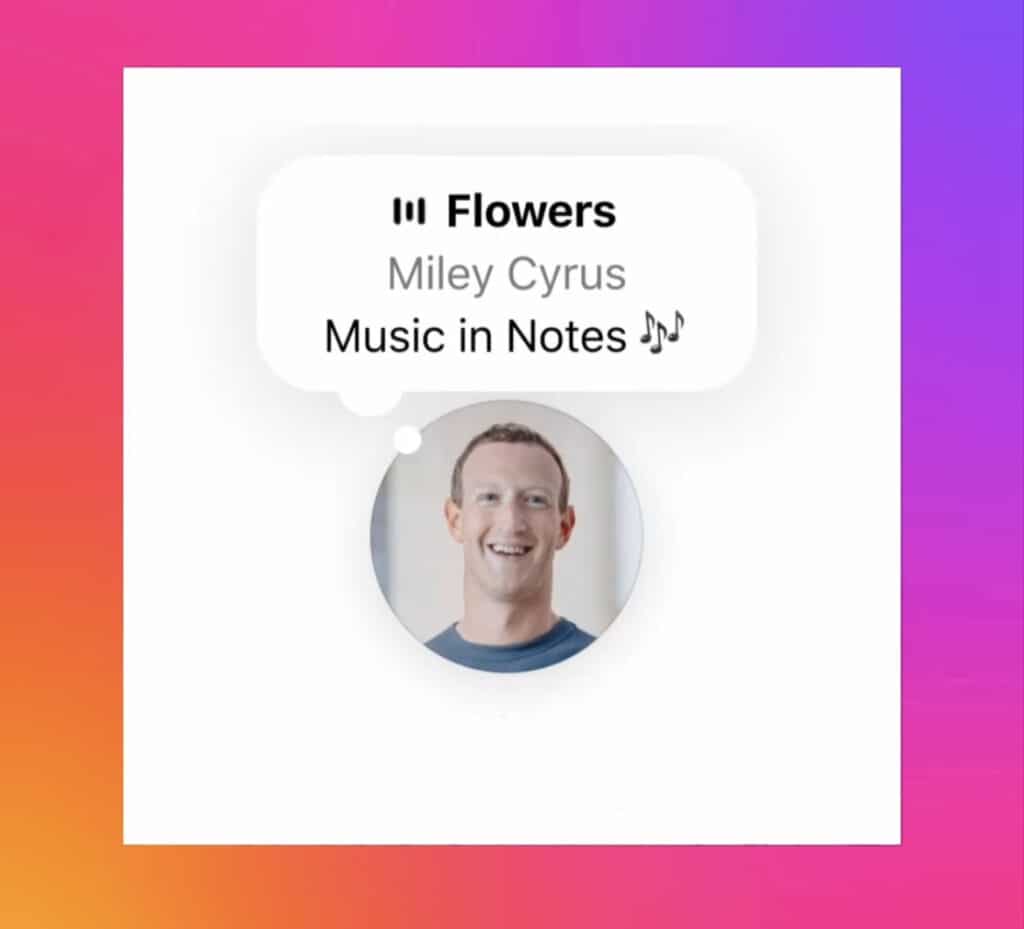 Instagram Music notes