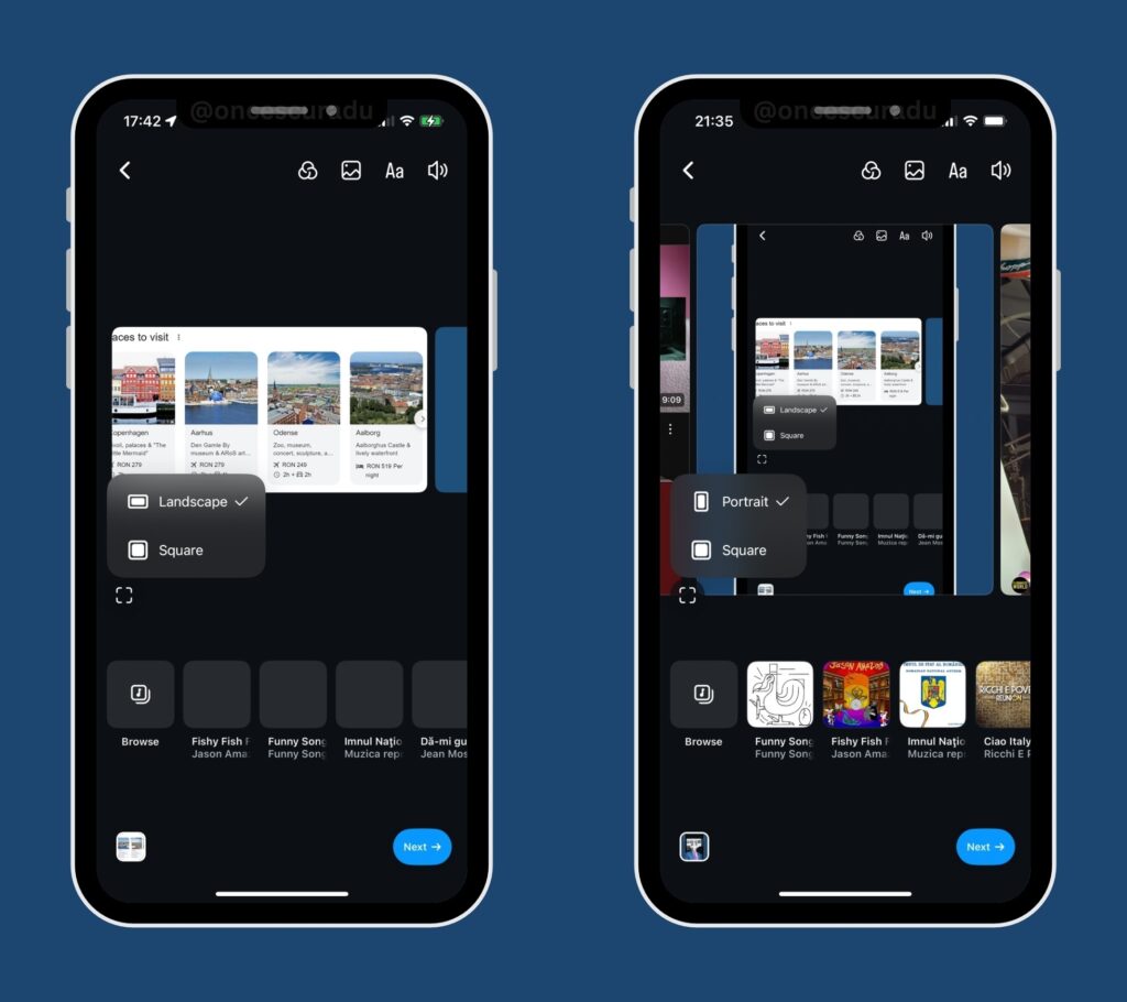 Instagram resize photo feature