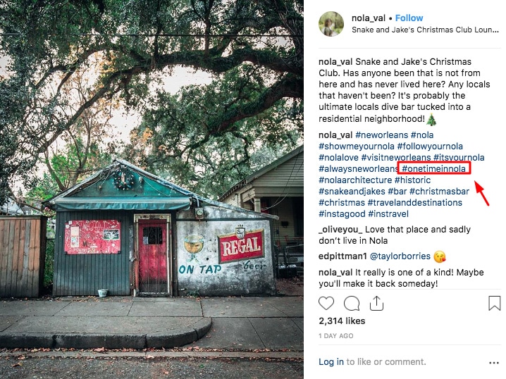 hashtag campaign onetimeinnola